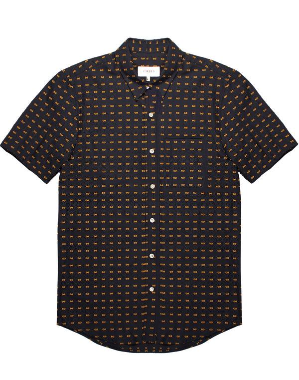 odin new york Dobby Short Sleeve Shirt