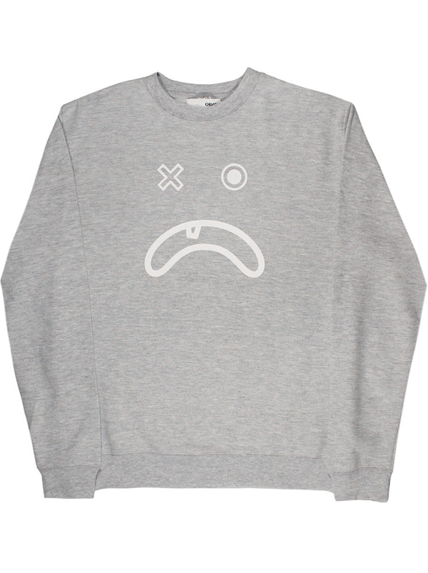 odin new york Frown Face Screened Crewneck
