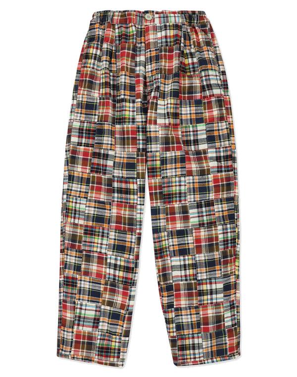 odin new york Tropical Pants Madras Patchwork