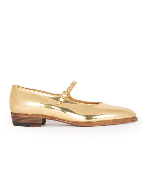 Officina Del Poggio Enzo Bonafe For ODP Classic Mary Jane - Mirror Leather