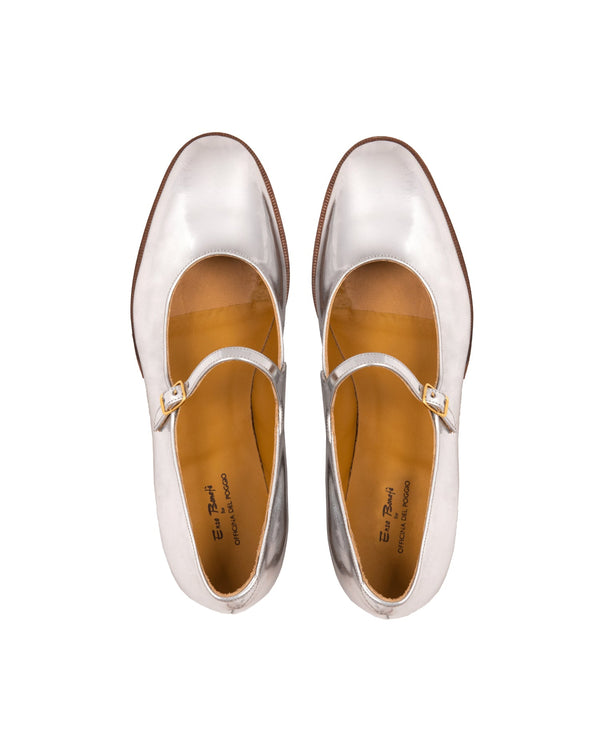 Officina Del Poggio Enzo Bonafe For ODP Classic Mary Jane - Mirror Leather