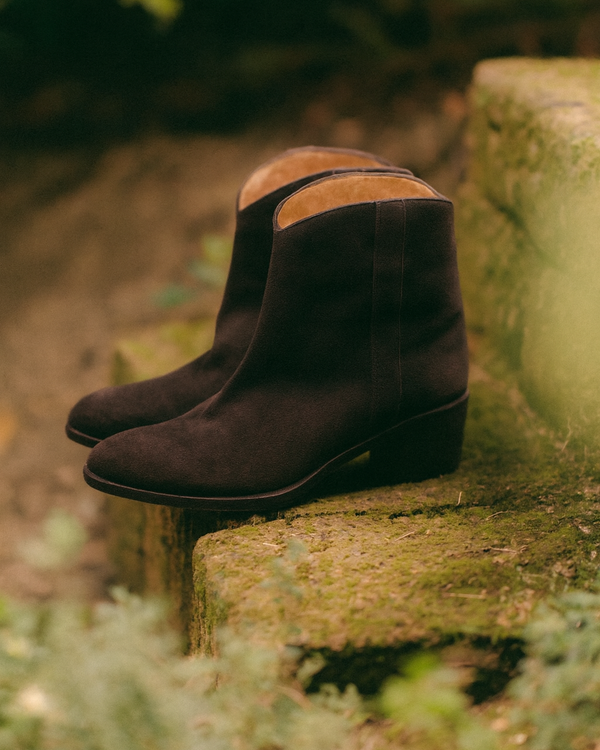 Officina Del Poggio Enzo Bonafe For ODP Classic Texano Suede Boot
