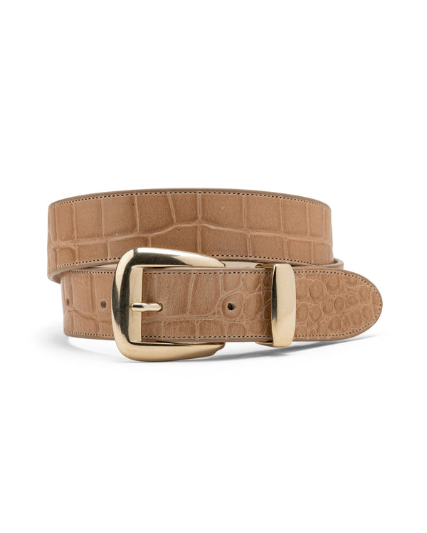 Officina Del Poggio Milano Belt - 30mm - Croc-Embossed Leather