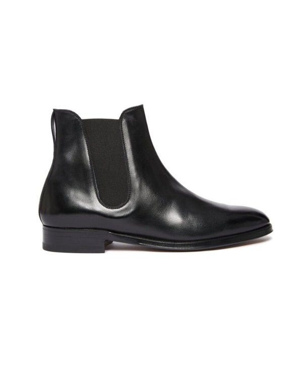 Officina Del Poggio ODP Classic Chelsea Boot - Black Leather