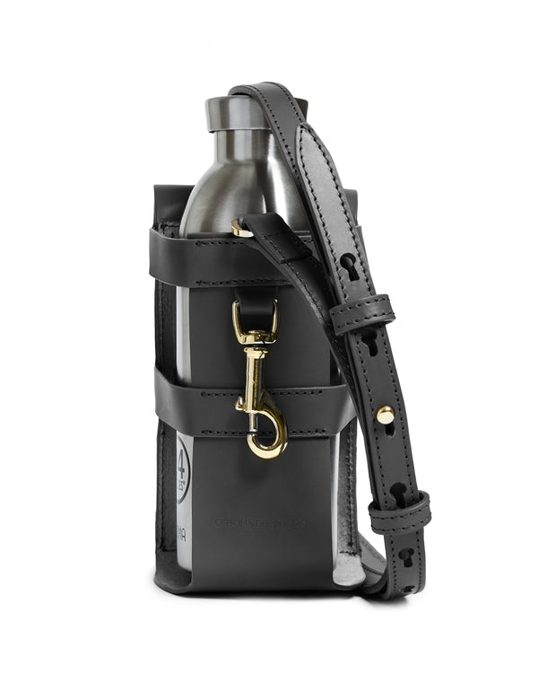 Officina Del Poggio ODP Leather Bottle Bag With Pocket And Bottle