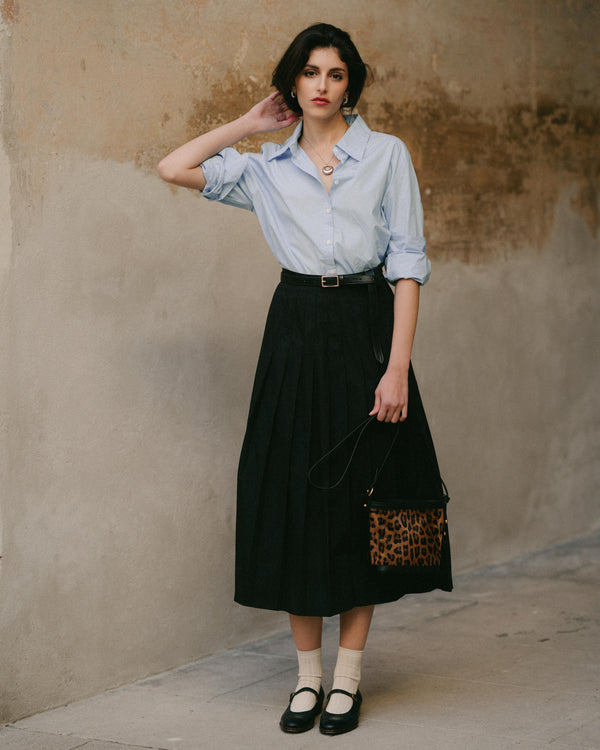 Officina Del Poggio ODP Mini Bucket Bag - Leopard-print Hair And Leather