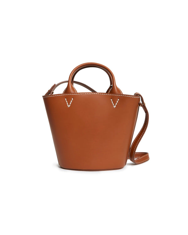 officina del poggio ODP Mini Cesta Basket Bag - Leather