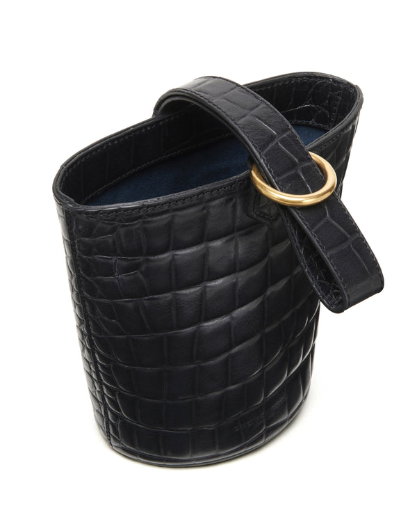 Officina Del Poggio ODP Mini Leather Wristlet Sling Bag