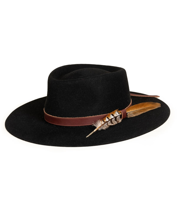 Officina Del Poggio ODP O'Keeffe Hat With Leather Band - Felt