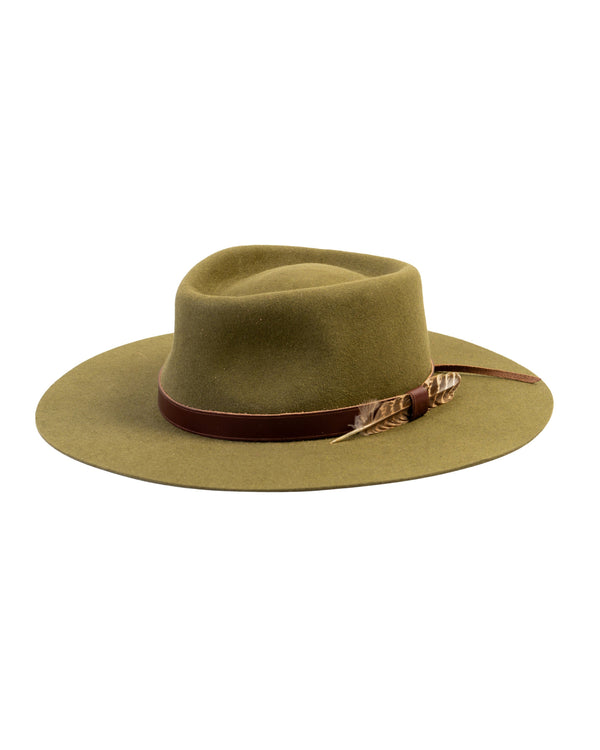 Officina Del Poggio ODP O'Keeffe Hat With Leather Band - Felt