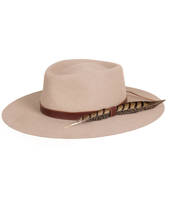 officina del poggio ODP O'Keeffe Hat with Leather Band - Felt