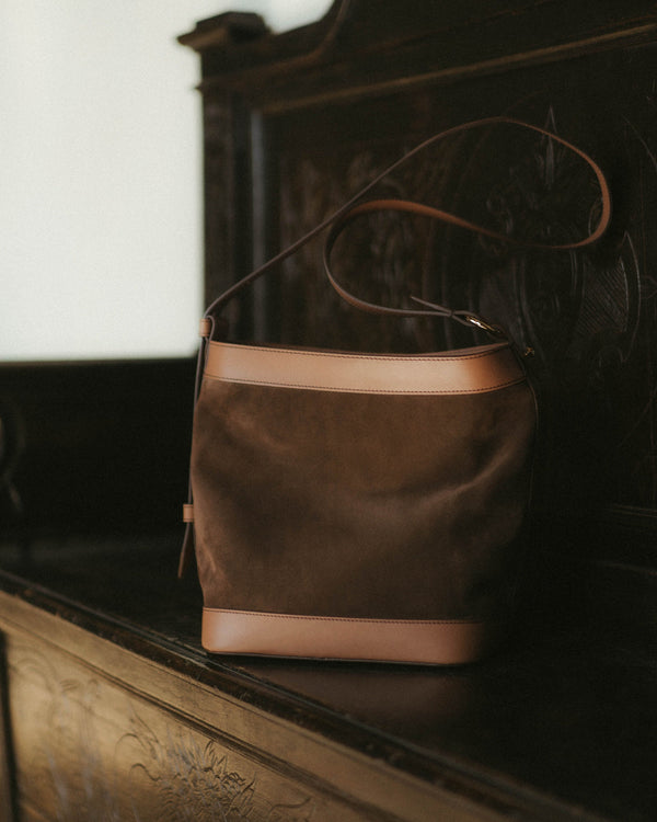 Officina Del Poggio ODP Medium Bucket Bag - Suede