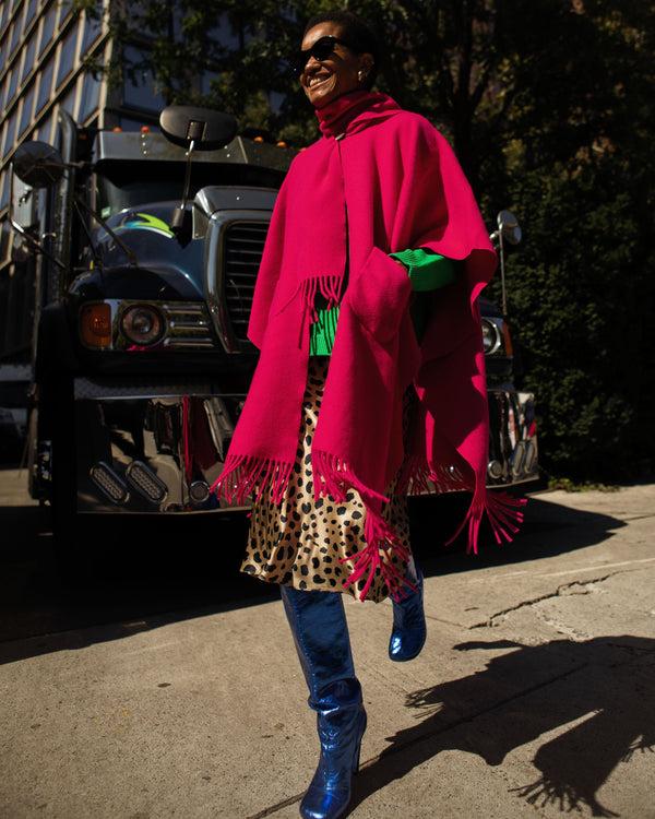 Officina Del Poggio Special Edition ODP "La Rosa" Wool Cape