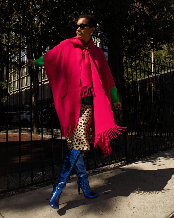 officina del poggio Special Edition ODP "La Rosa" Wool Cape