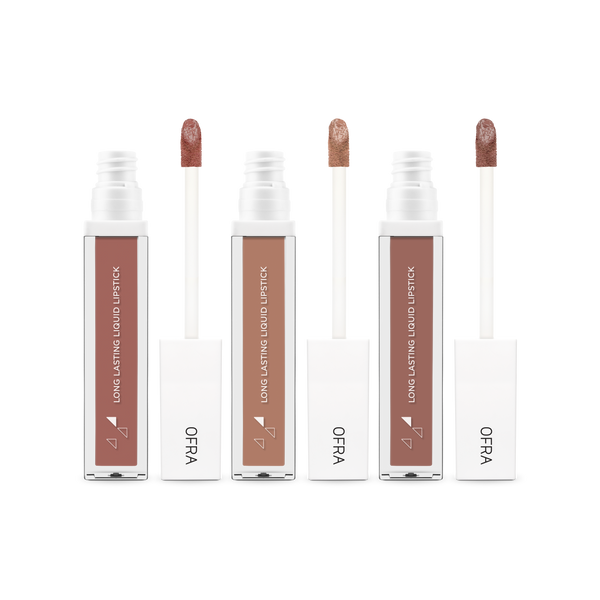 Ofra Cosmetics Long Lasting Liquid Lip Set - The Nudes