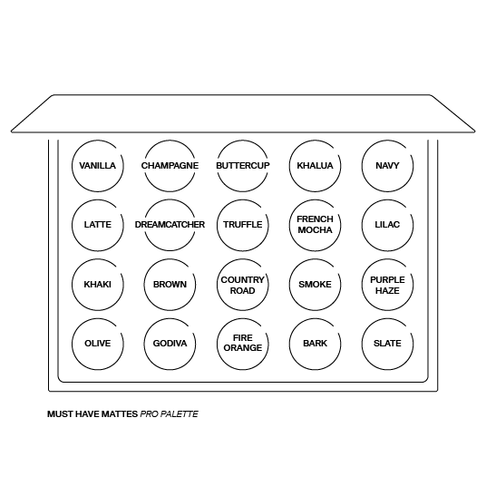 Ofra Cosmetics Pro Palette - Must Have Mattes