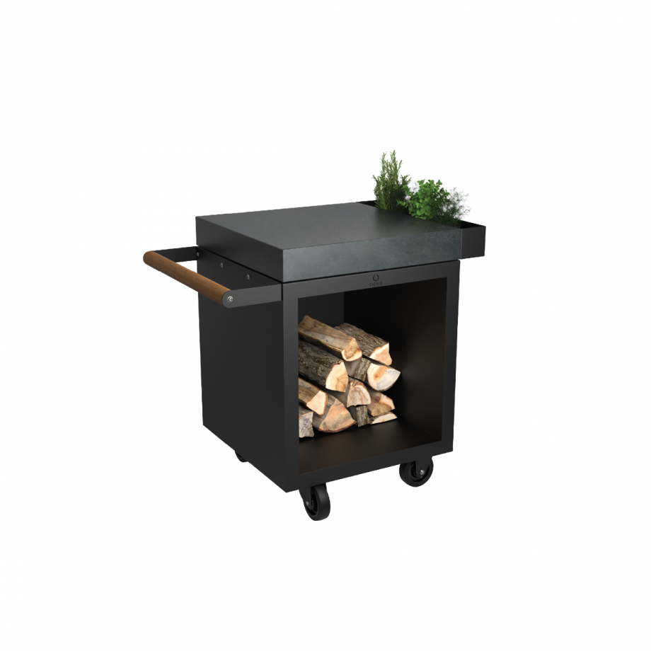 ofyr Mise en Place Table Black 65 PRO Dark Grey Ceramic