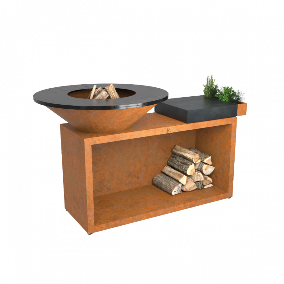 ofyr OFYR Island Corten 100 Ceramic Dark Grey