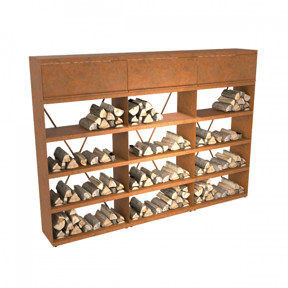 ofyr OFYR Wood Storage Corten 300