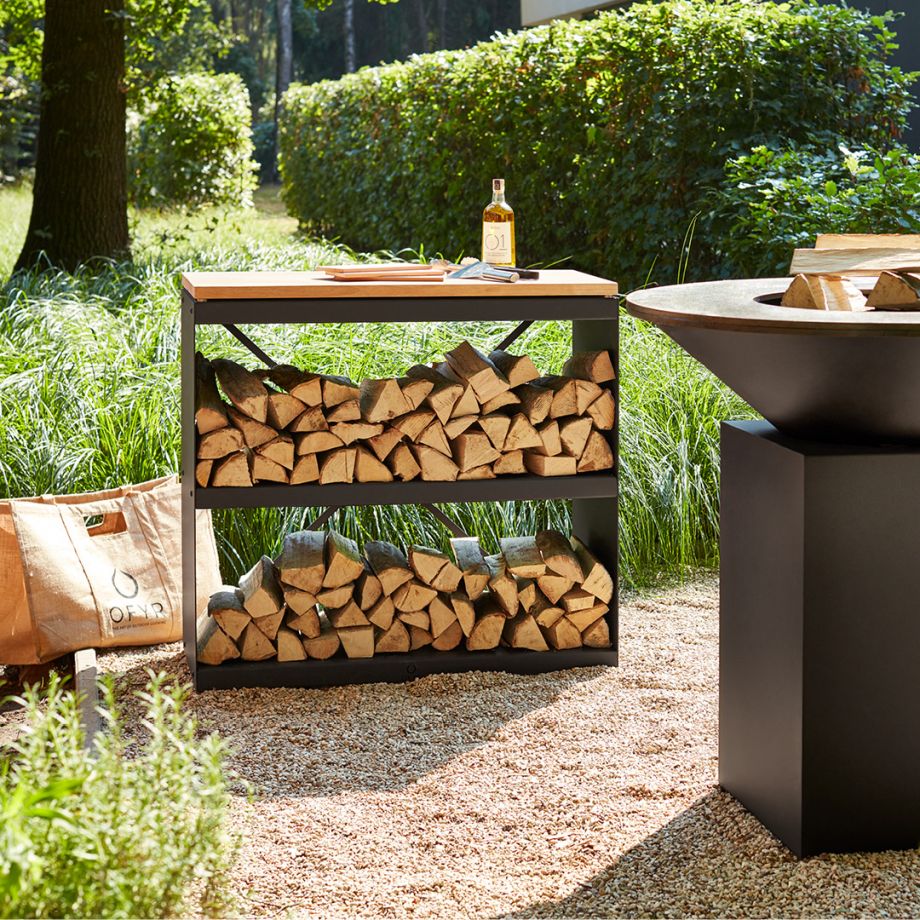 Ofyr Wood Storage Black Dressoir