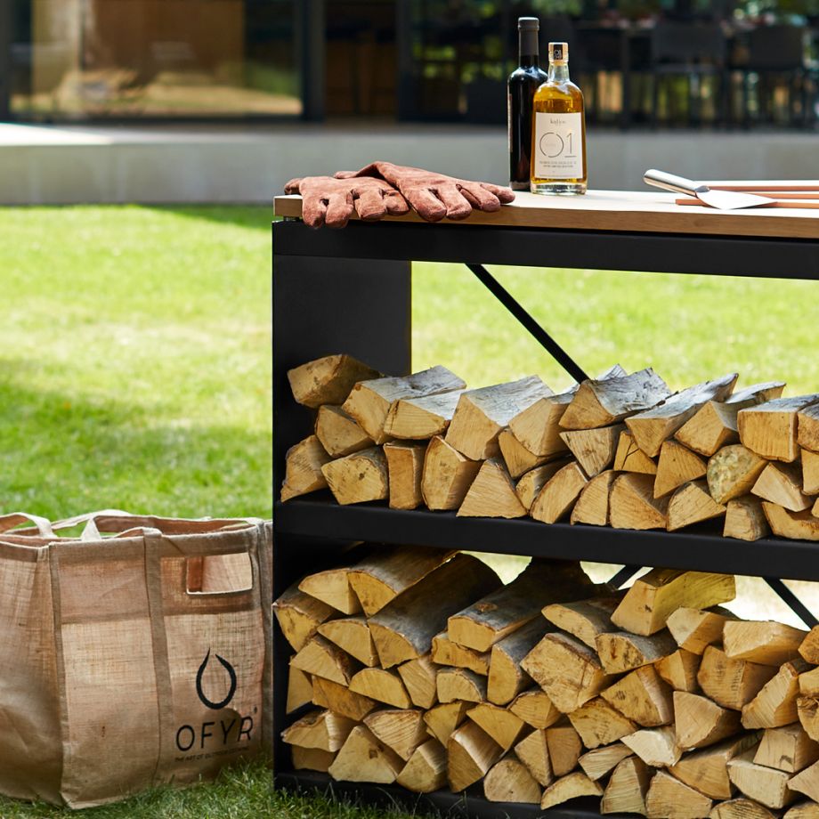 Ofyr Wood Storage Black Dressoir