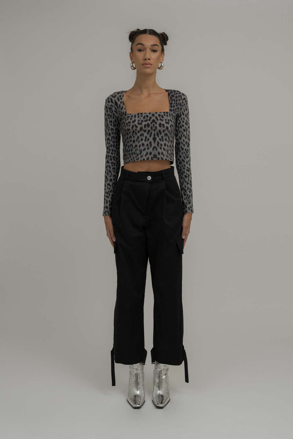 Oh April Ama Longsleeve Leo Grey