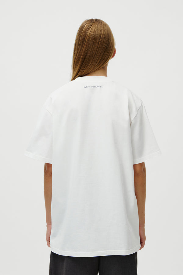 Oh April Amara T-Shirt Stronger Off White