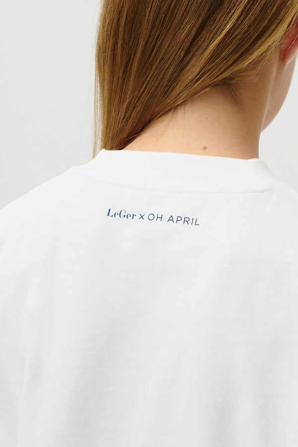 Oh April Amara T-Shirt Stronger Off White