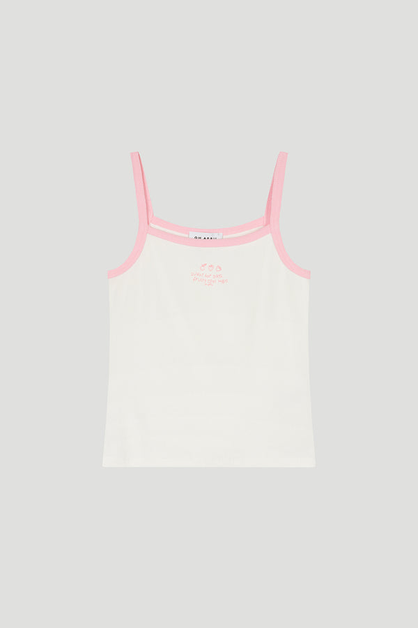 oh april Anara Tank Top Sunny Days Pearl