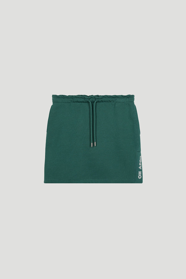 oh april Aron Mini Skirt Forest Green