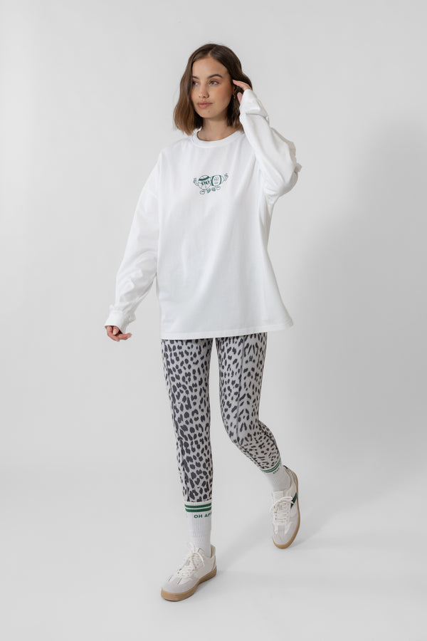 Oh April Ashley Sport Leggings Leo Light Grey