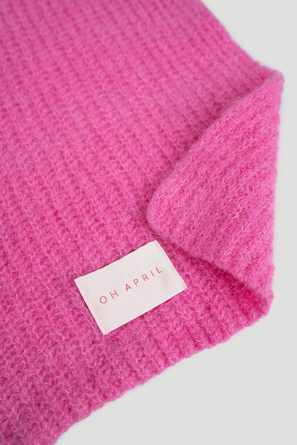 Oh April Bella Scarf Deep Pink