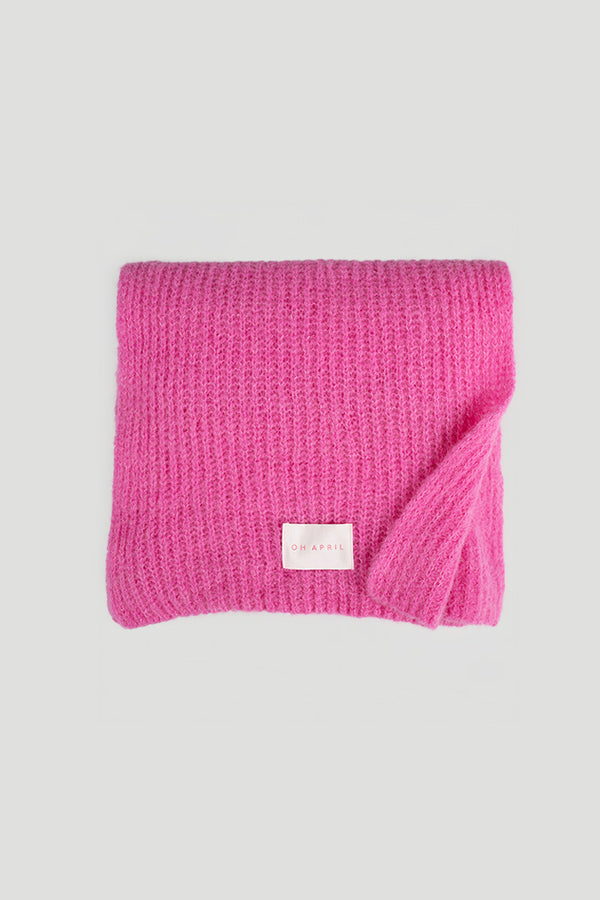 oh april Bella Scarf Deep Pink