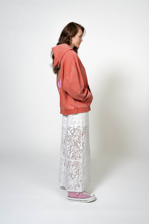 Oh April BF Hoodie Cherish Coral Acid