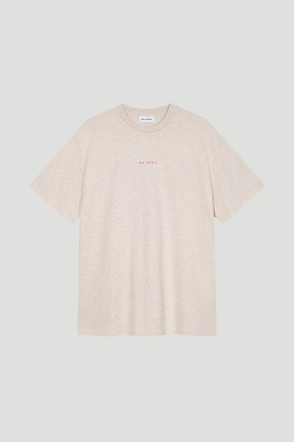 Oh April BF T-Shirt Hot Mom Beige Melange