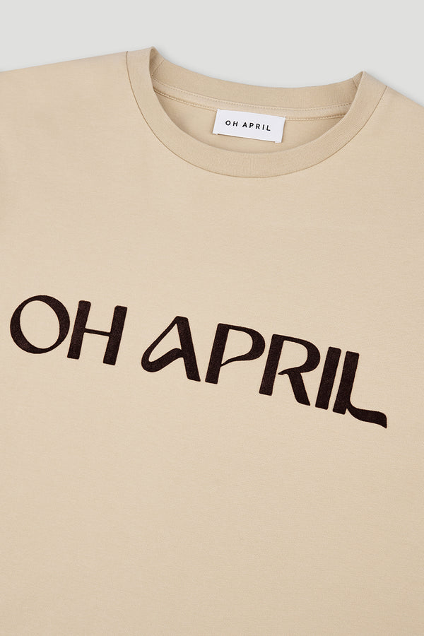 Oh April BF T-Shirt Logo Bright Mud