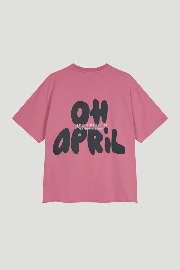 oh april BF T-Shirt Oh April Era Deep Pink