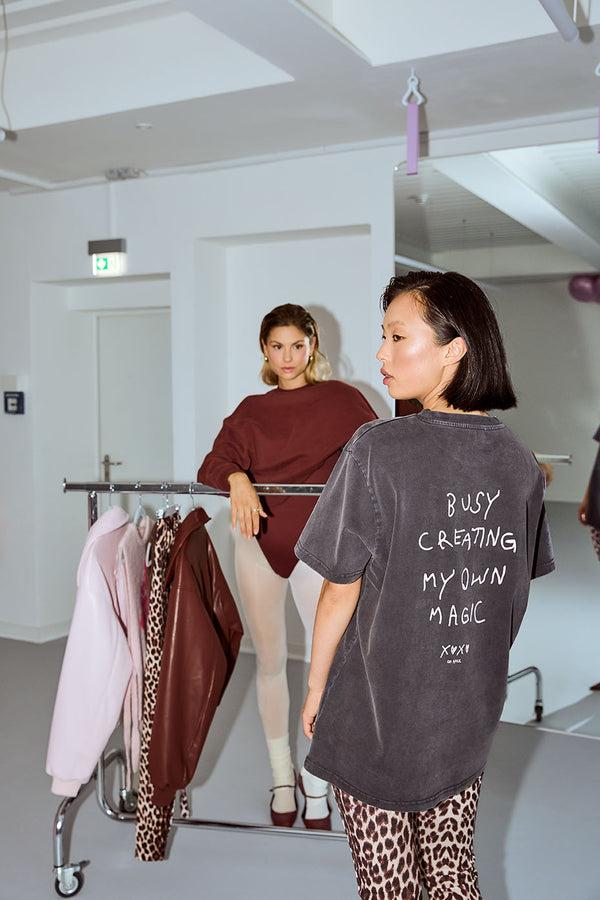 oh april BF T-Shirt Own Magic Dark Grey