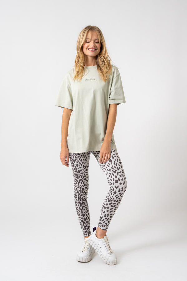 Oh April BF T-Shirt Positive Soft Green