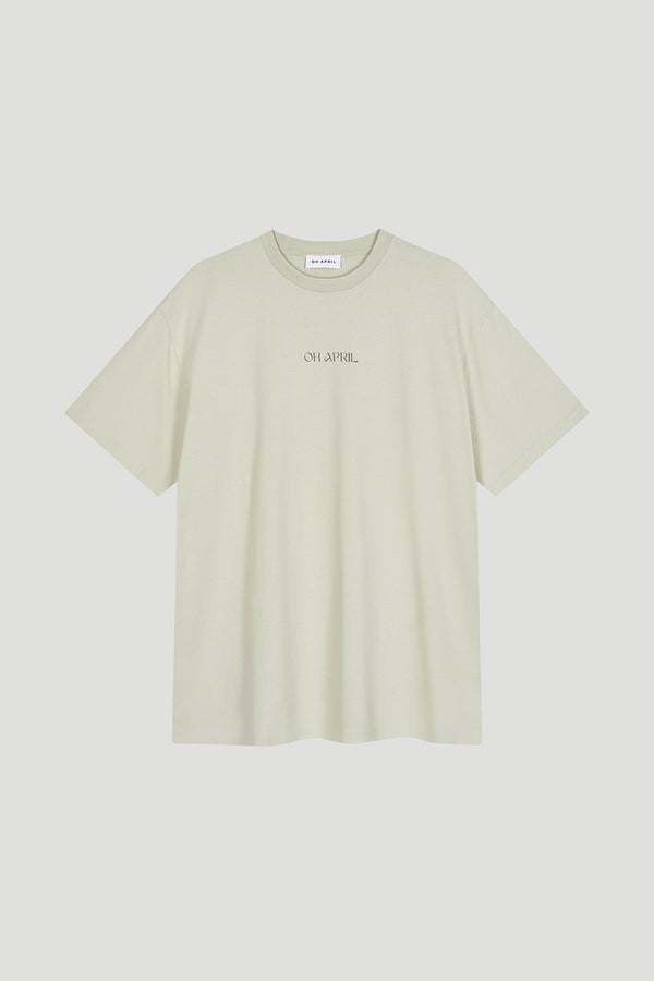 Oh April BF T-Shirt Positive Soft Green