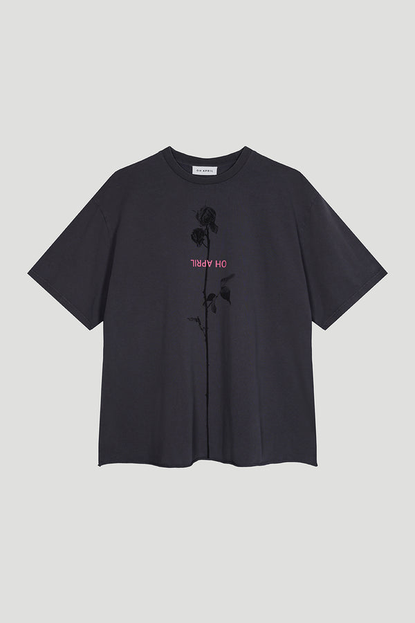 oh april BF T-Shirt Rose Dark Iron