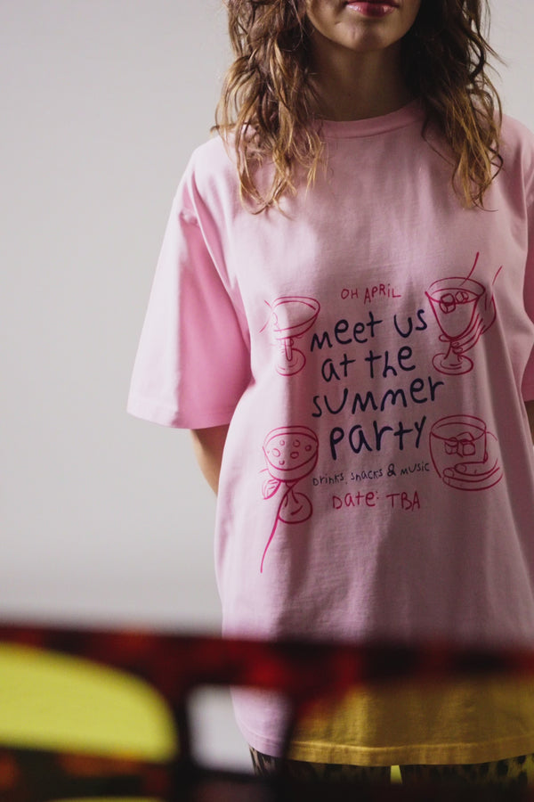 Oh April BF T-Shirt Summer Party Soft Blush