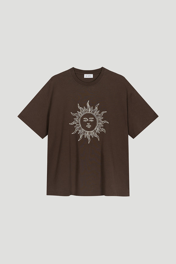 oh april BF T-Shirt Sun Deep Brown