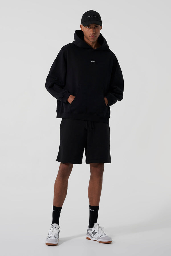 Oh April Boyfriend Hoodie Black