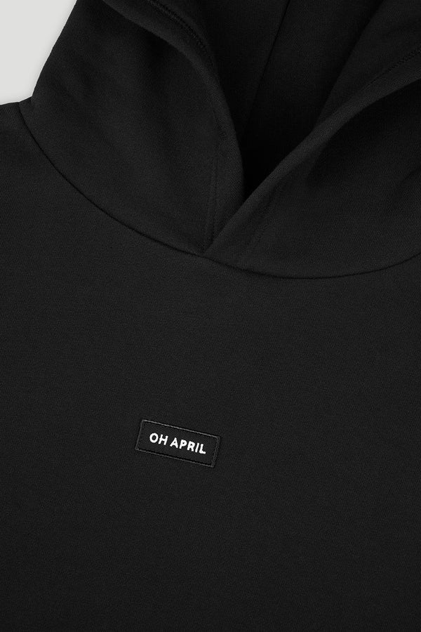 Oh April Boyfriend Hoodie Black