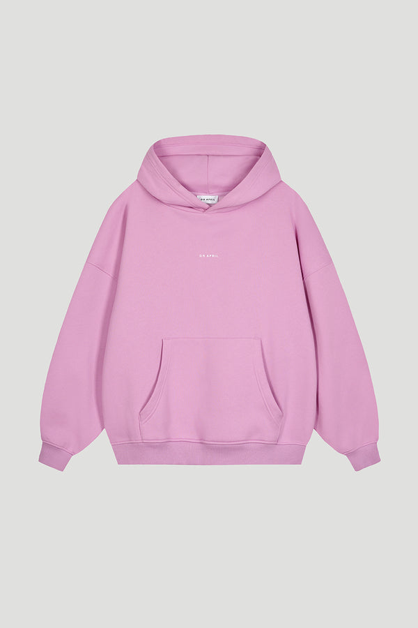 oh april Boyfriend Hoodie Bright Lilac