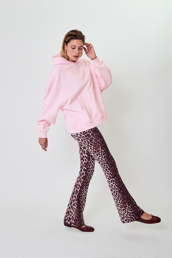 Oh April Boyfriend Hoodie Iconic Sugar Pink