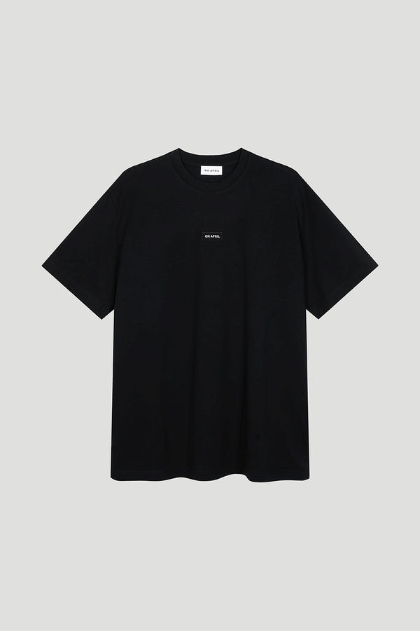 oh april Boyfriend T-Shirt Black