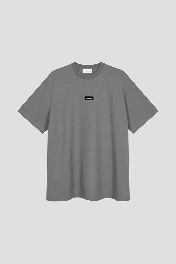 Oh April Boyfriend T-Shirt Dark Grey