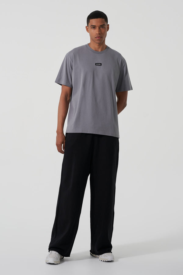 oh april Boyfriend T-Shirt Dark Grey